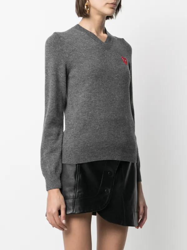 Comme Des Garçons Play Vネック プルオーバー 通販 - FARFETCH
