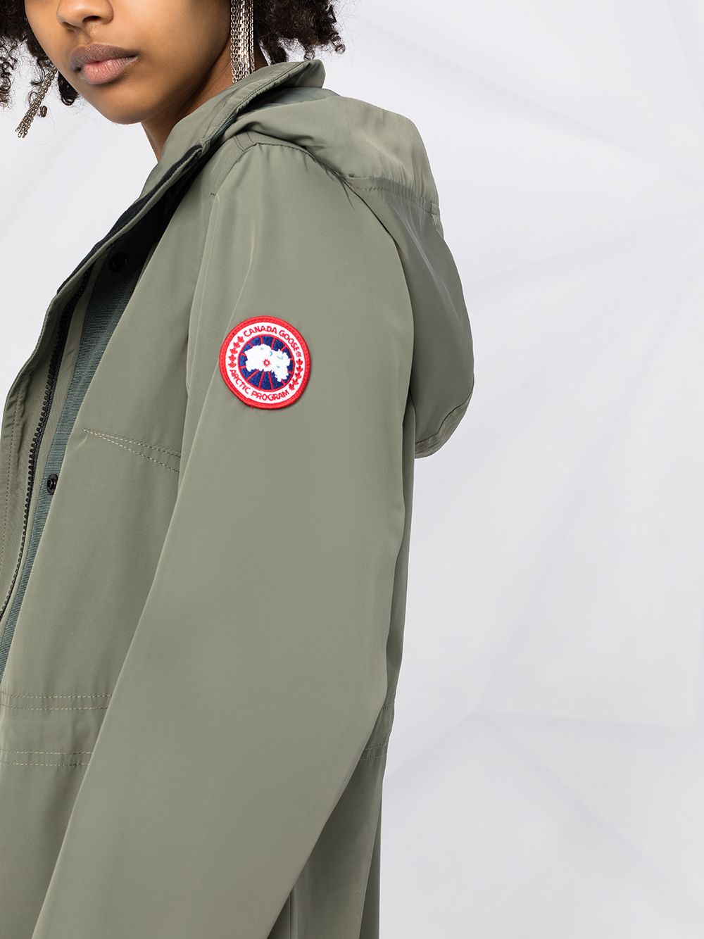 фото Canada goose пальто длины миди с капюшоном