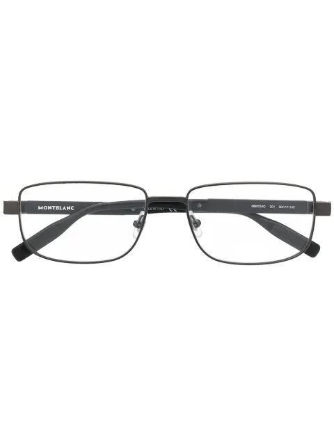 Montblanc square frame glasses