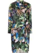 Image 1 of Milly botanical-print wrap dress