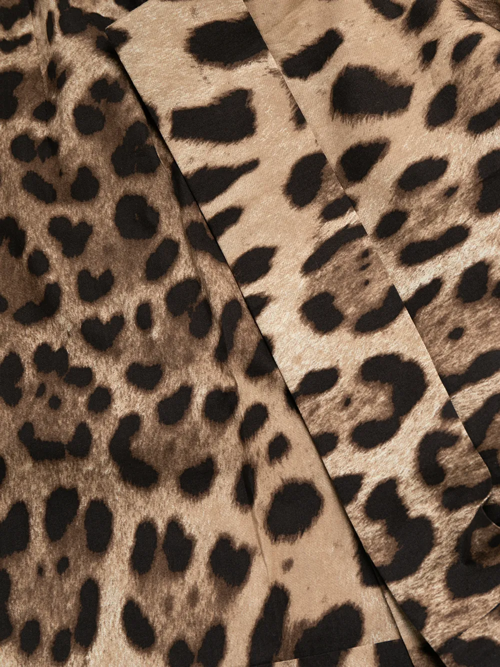 leopard-print tailored shorts