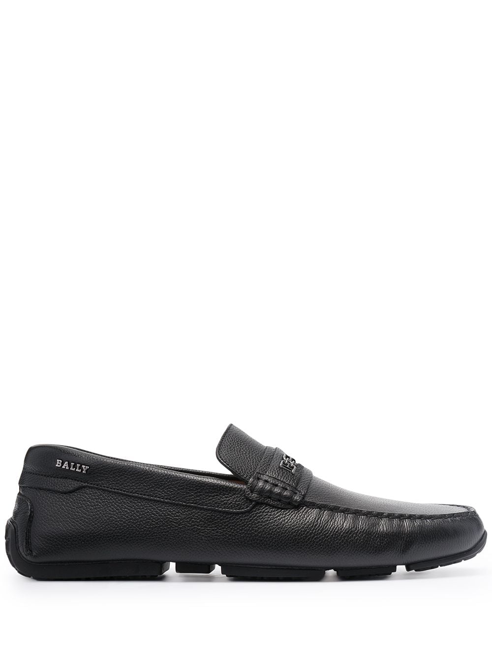 

Bally Pablon pebbled leather loafers - Black