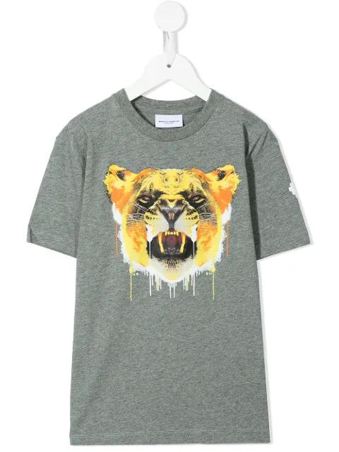 Marcelo Burlon County Of Milan Kids tiger-print cotton T-shirt 