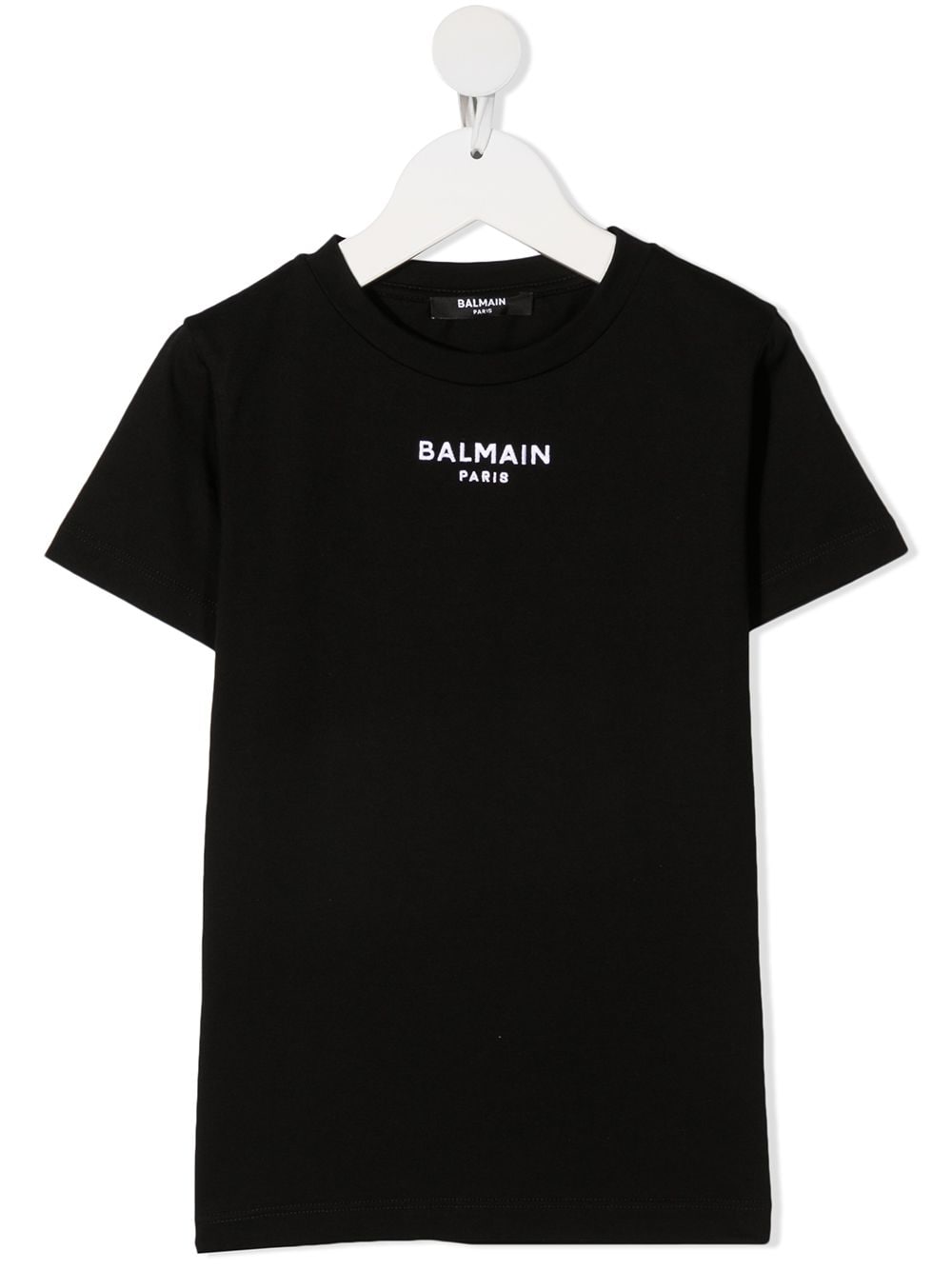 фото Balmain kids футболка с короткими рукавами и логотипом