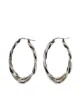 Image 1 of Alexander McQueen curb chain hoop earrings