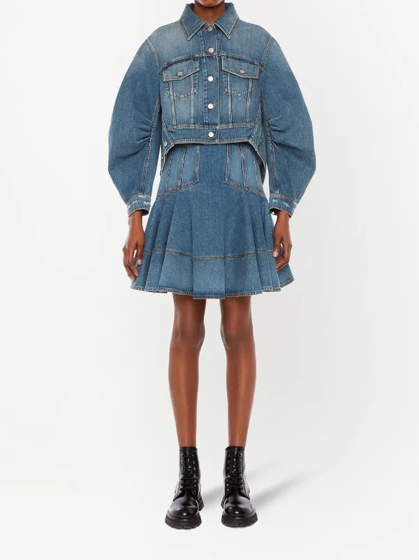 alexander mcqueen jean jacket