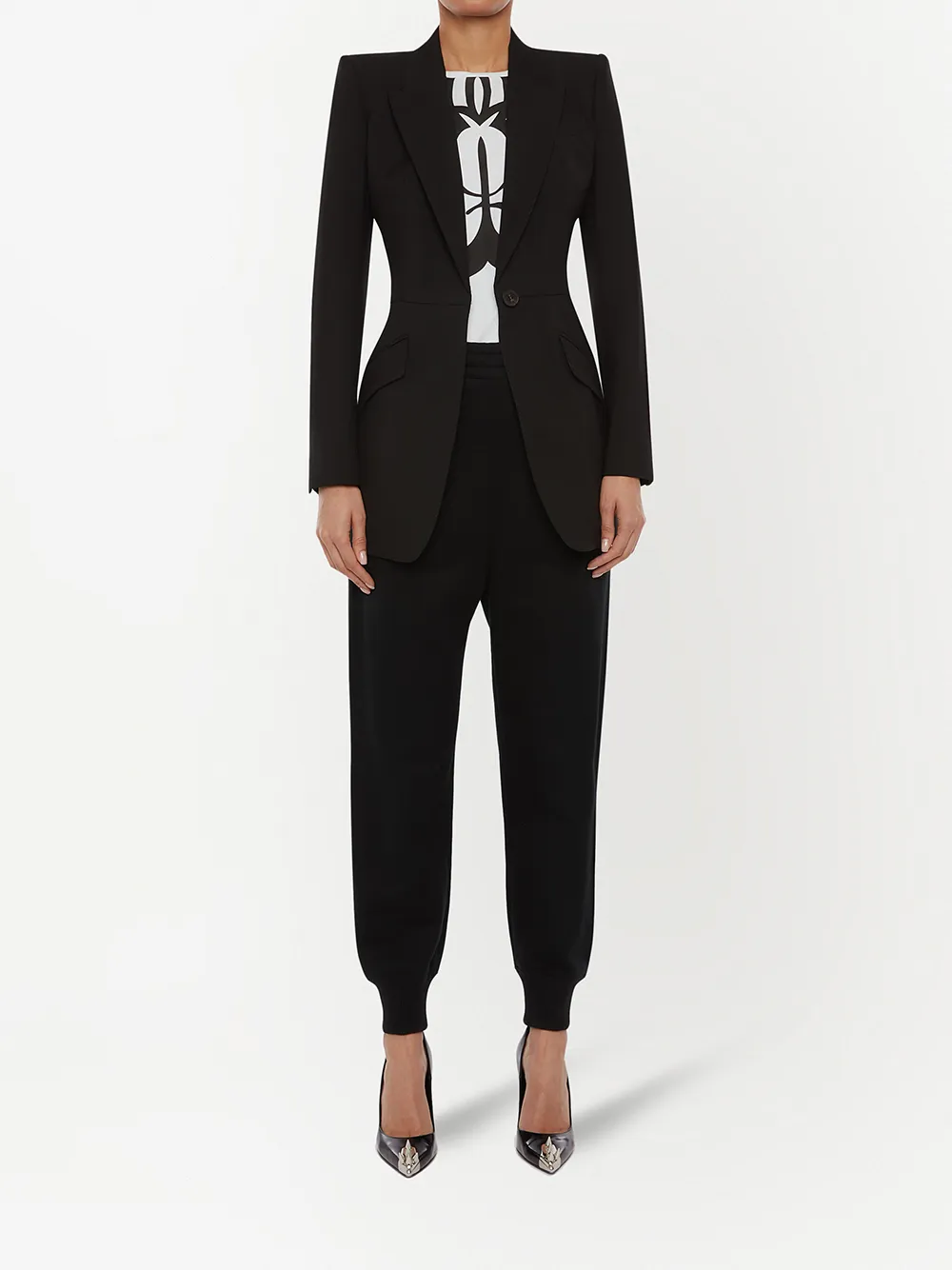 фото Alexander mcqueen спортивные брюки с вышитым логотипом