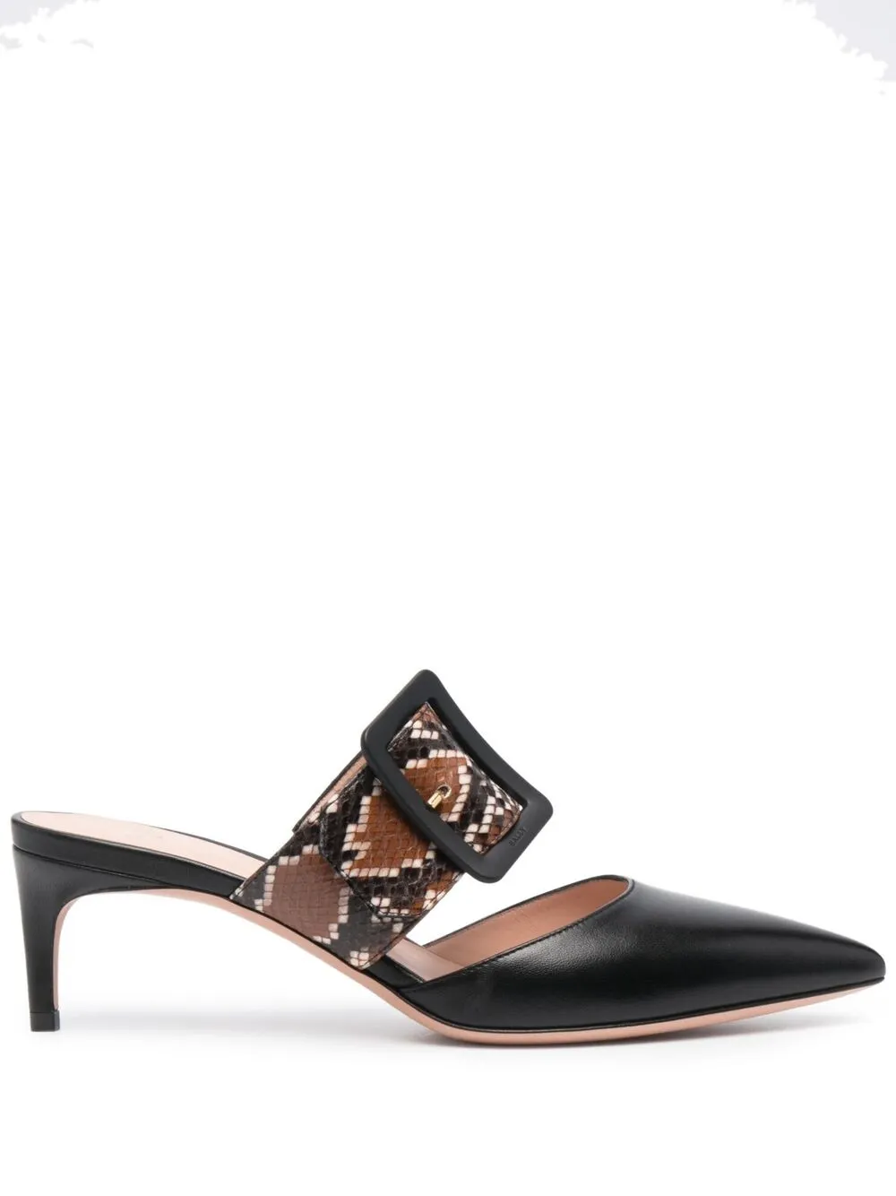 Bally мюли Jemina со змеиным принтом