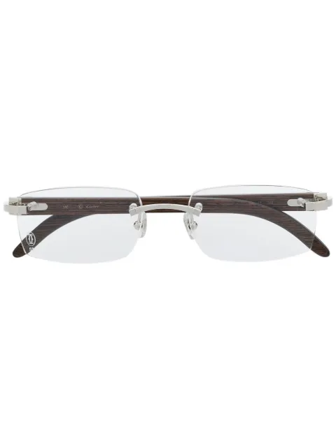 Cartier Eyewear rectangular-frame glasses