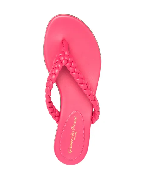 gianvito rossi plexi thong sandals