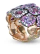 RODNEY RAYNER 18kt rose gold diamond Via Roma 2 Row ring
