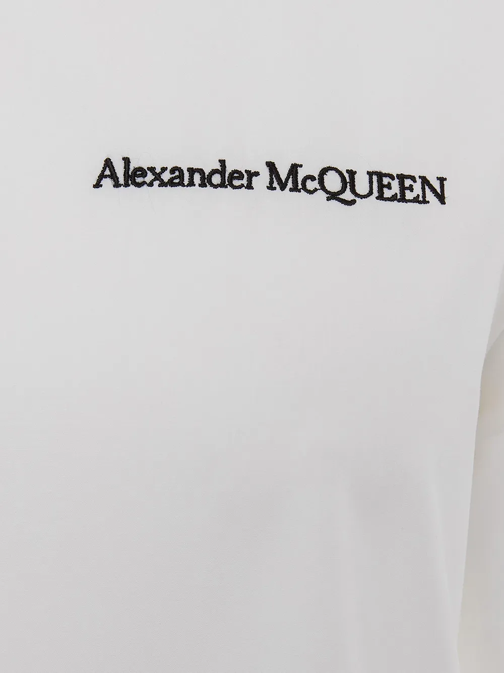 фото Alexander mcqueen футболка с вышитым логотипом