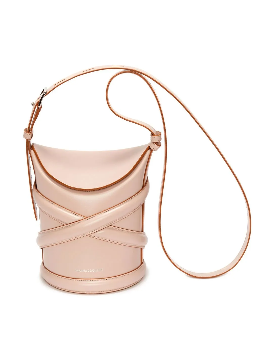 ALEXANDER MCQUEEN THE CURVE BUCKET BAG