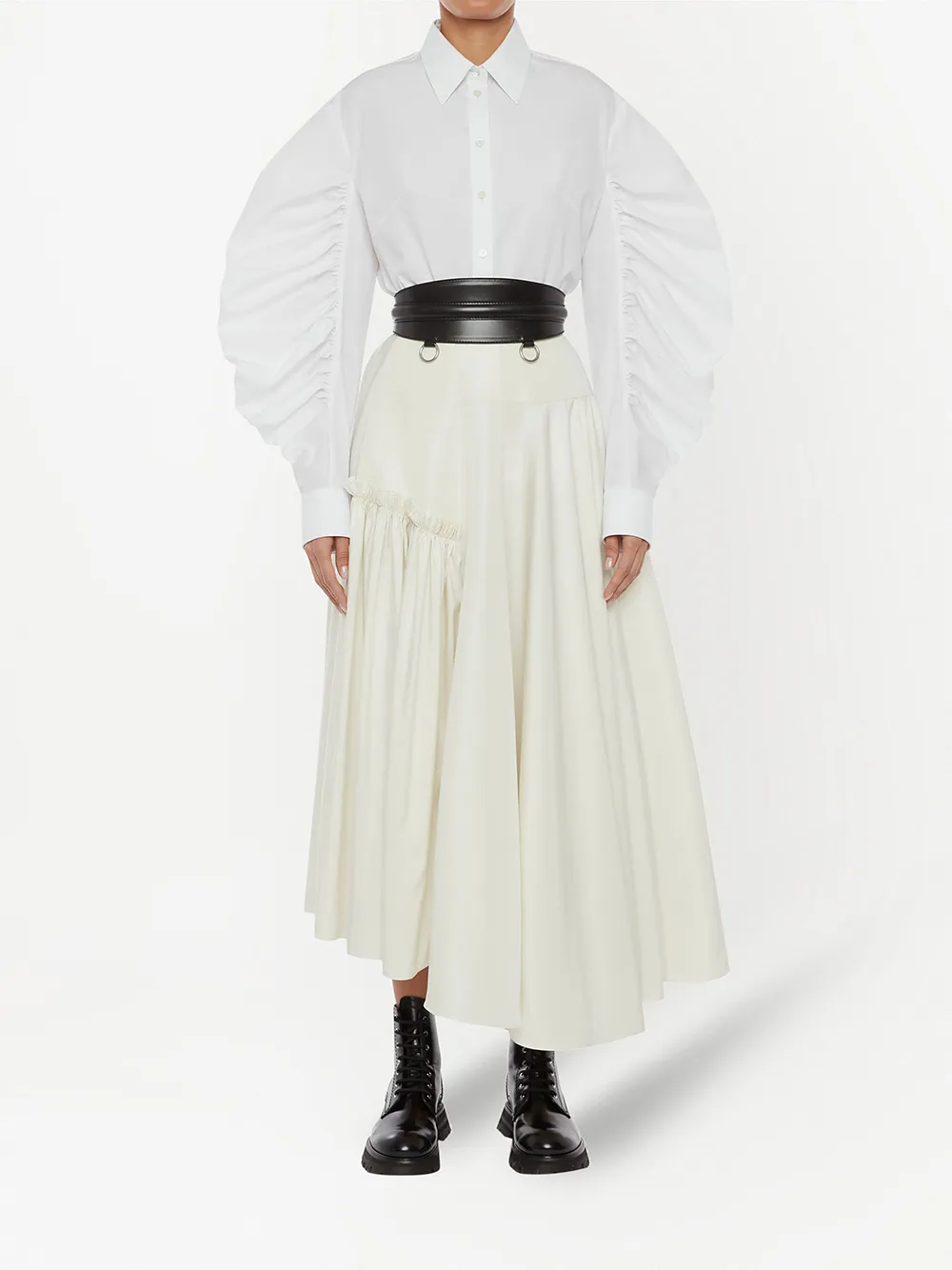 фото Alexander mcqueen рубашка с пышными рукавами