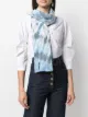 Image 2 of Isabel Marant logo-embroidered tie-dye scarf