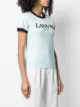 LANVIN embroidered logo T-shirt