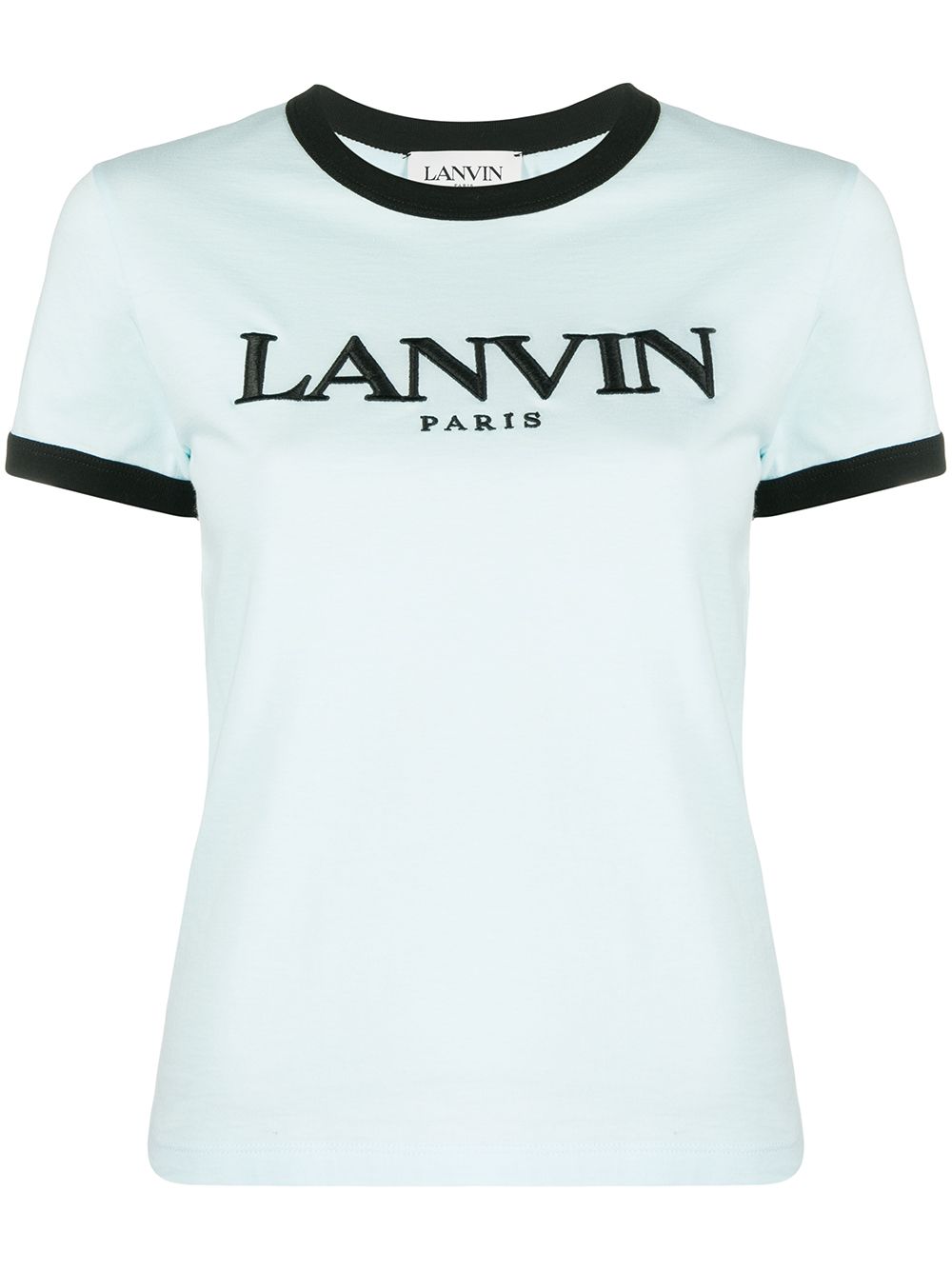 фото Lanvin футболка с вышитым логотипом