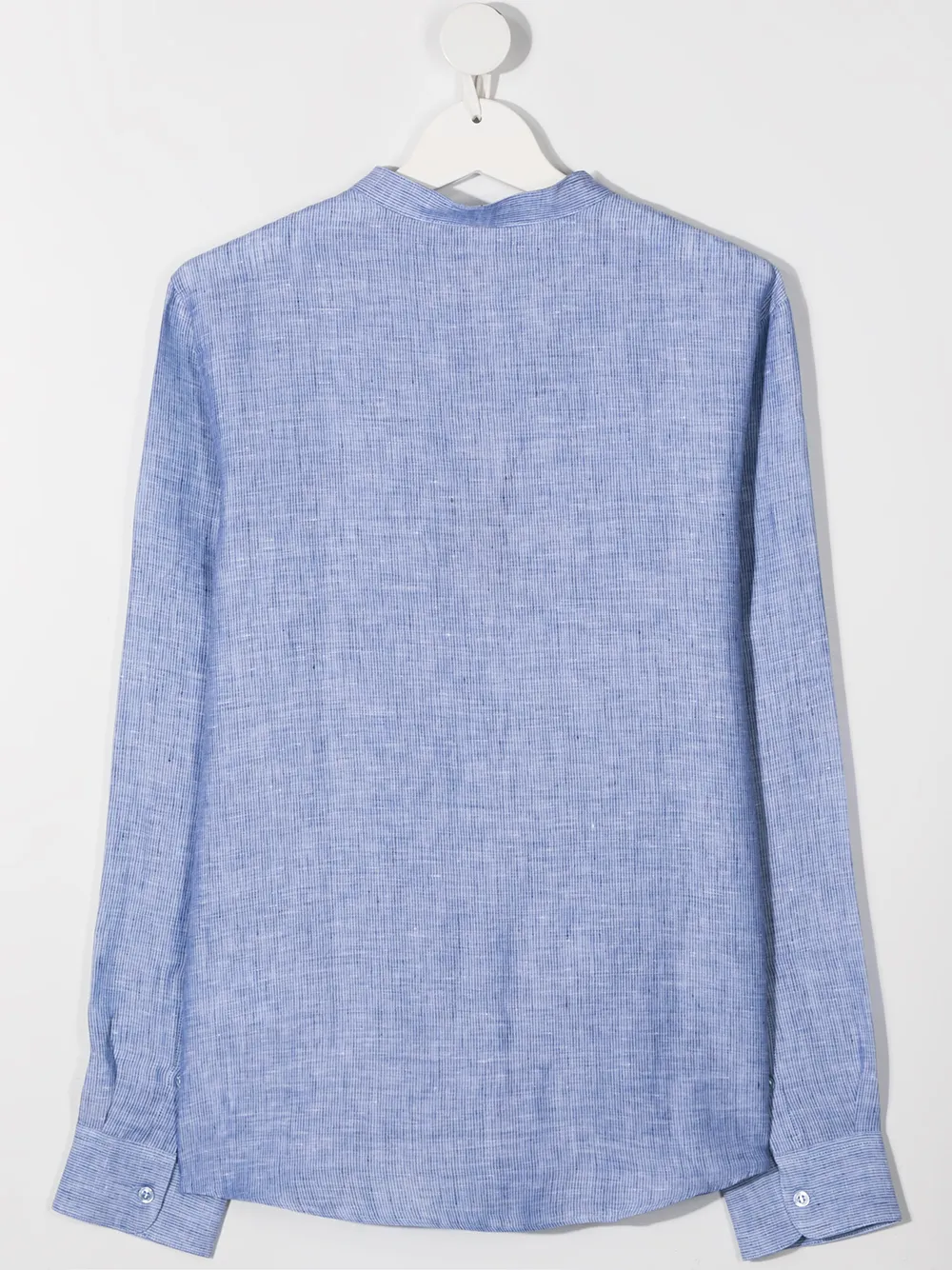 фото Emporio armani kids рубашка с вышитым логотипом