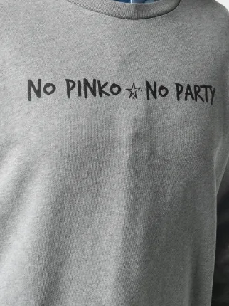 No Pinko No Party 印花卫衣展示图