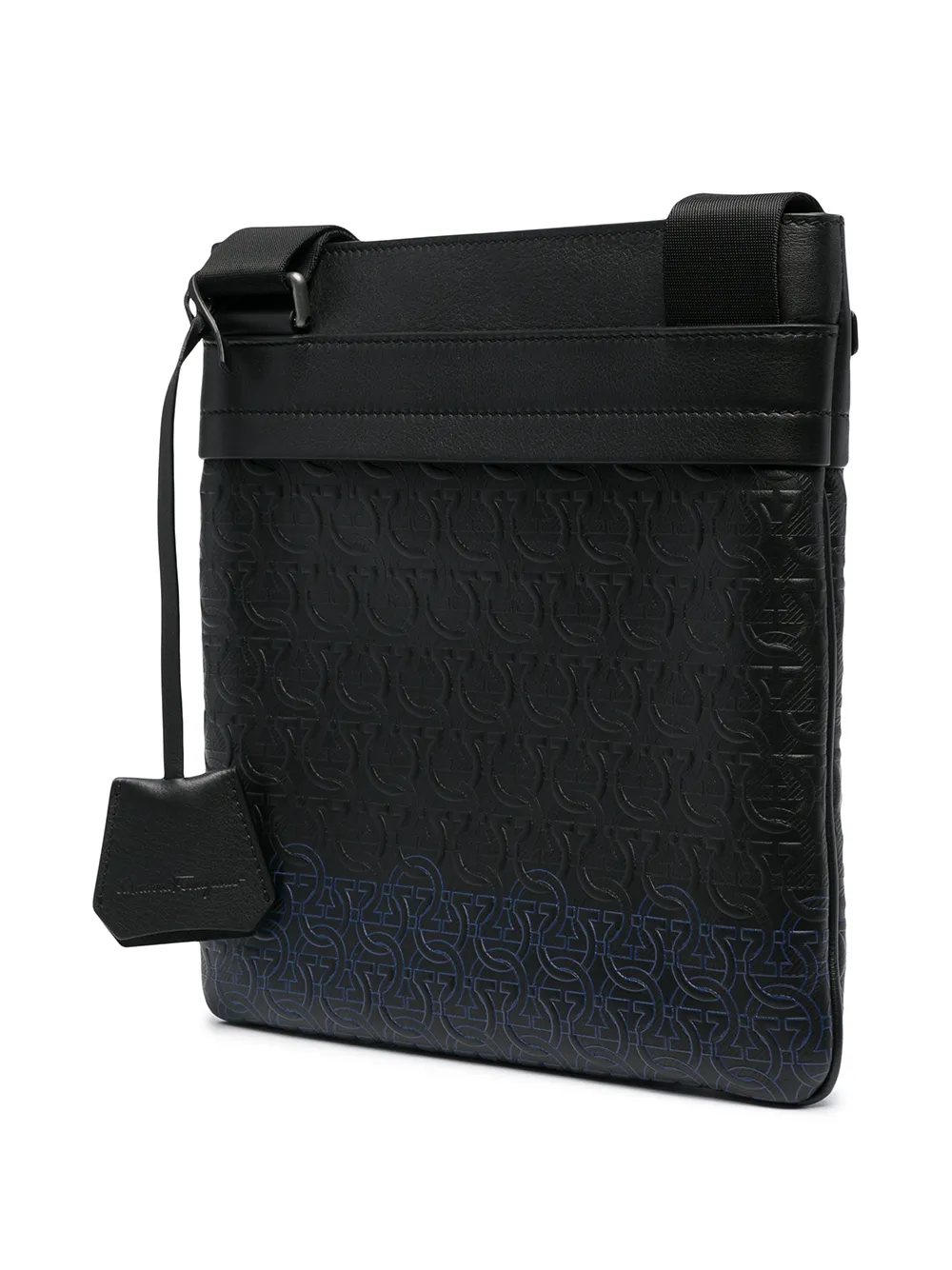 фото Salvatore ferragamo сумка-мессенджер с узором gancini