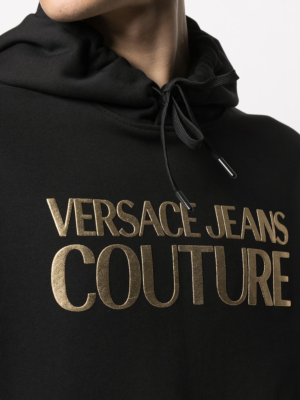 фото Versace jeans couture худи с кулиской и логотипом