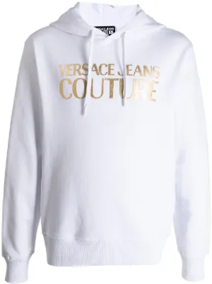 versace jeans couture moletom com capuz white