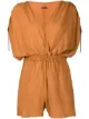 Image 1 of Caravana frayed V-neck playsuit