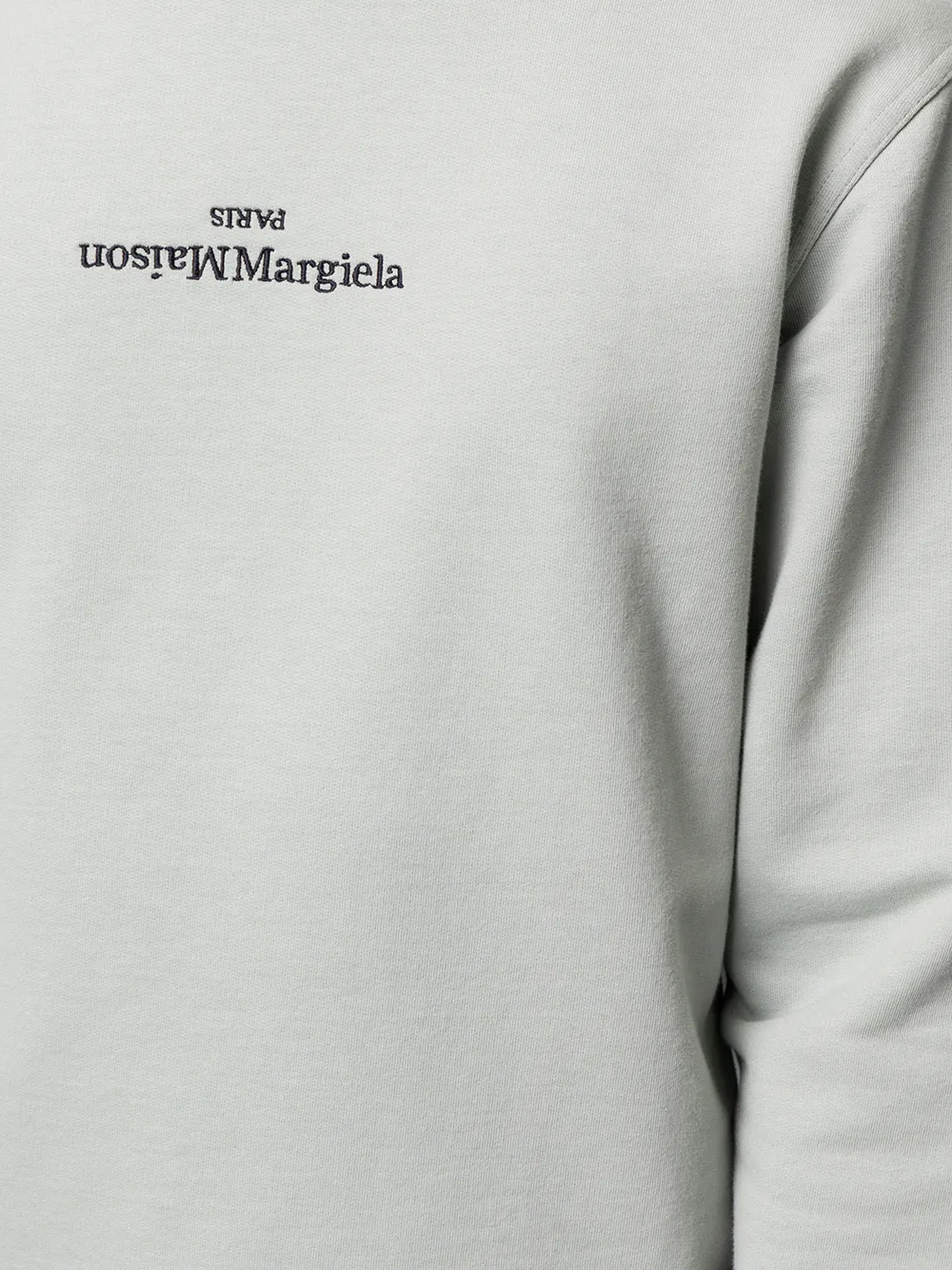 фото Maison margiela толстовка с вышитым логотипом