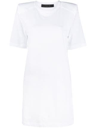 Federica Tosi shoulder-pad Detail short-sleeve Dress - Farfetch