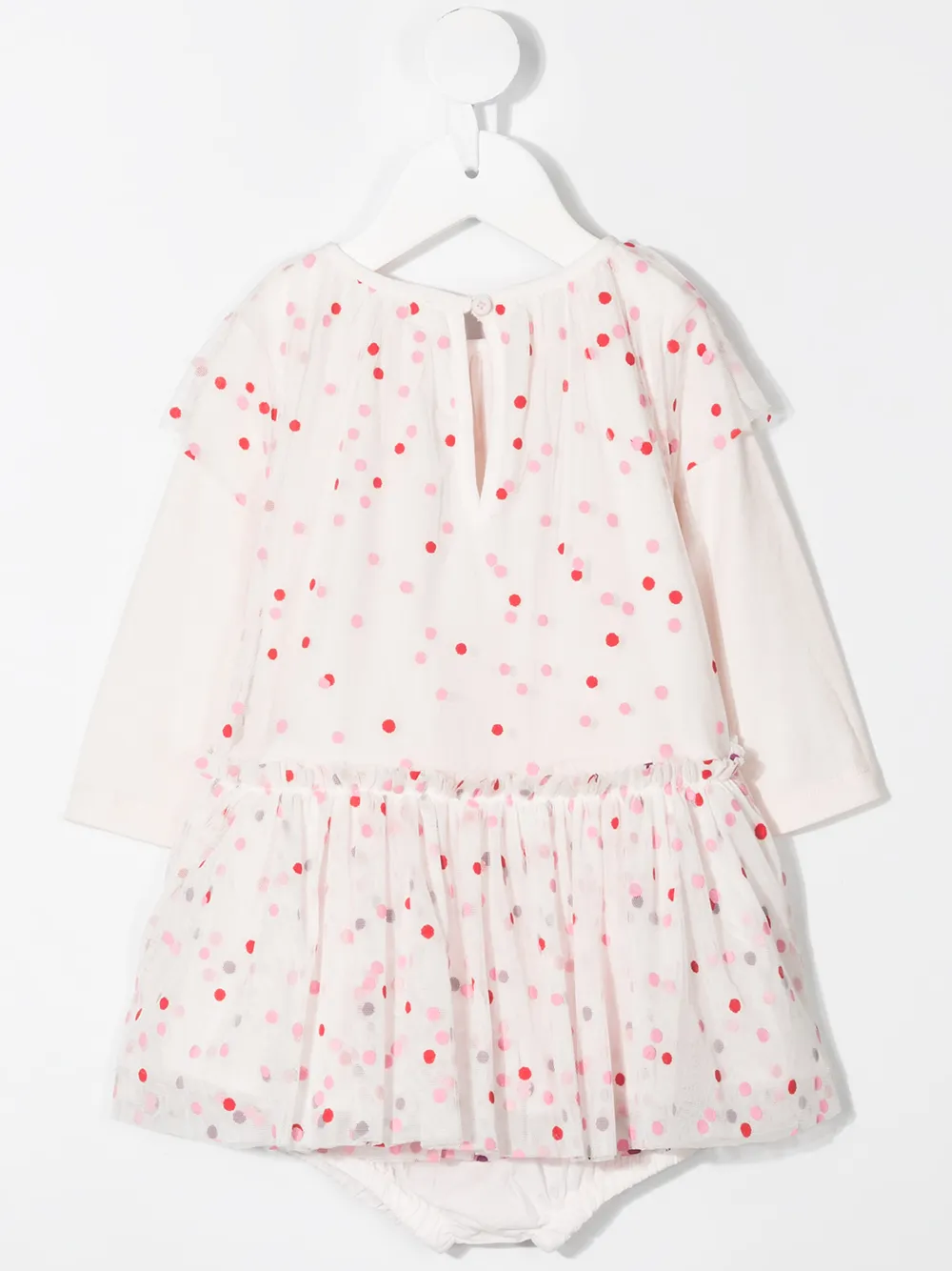 фото Stella mccartney kids многослойное платье в горох