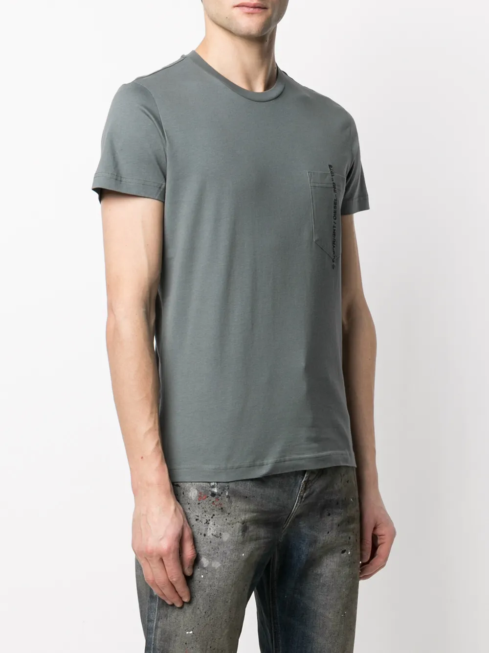 фото Diesel футболка t-rubin-pocket-j1