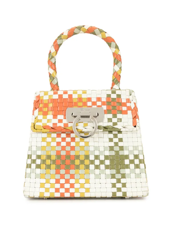 salvatore ferragamo gancini tote bag