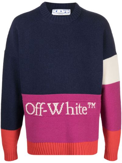 off white purple jumper