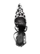 BY FAR Tiffany dalmatian print pumps