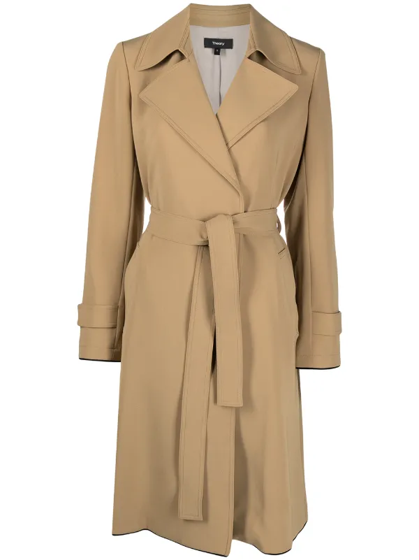theory oaklane trench coat