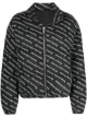 Image 1 of Alexander Wang logo-print zip-up jacket
