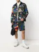 Image 2 of Sacai patchwork-print zip-up jacket