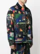 Sacai patchwork-print zip-up jacket