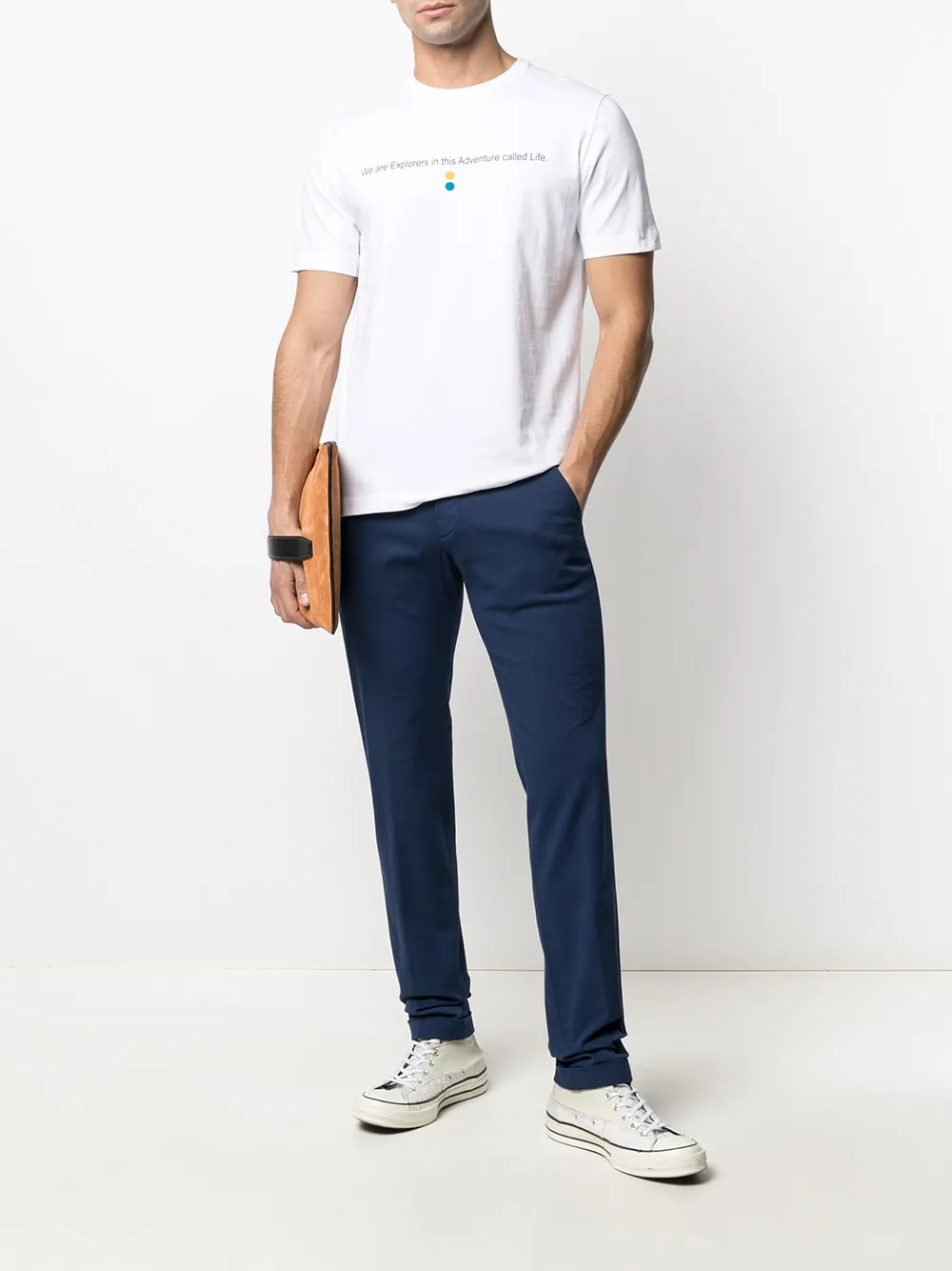 фото Canali футболка с надписью