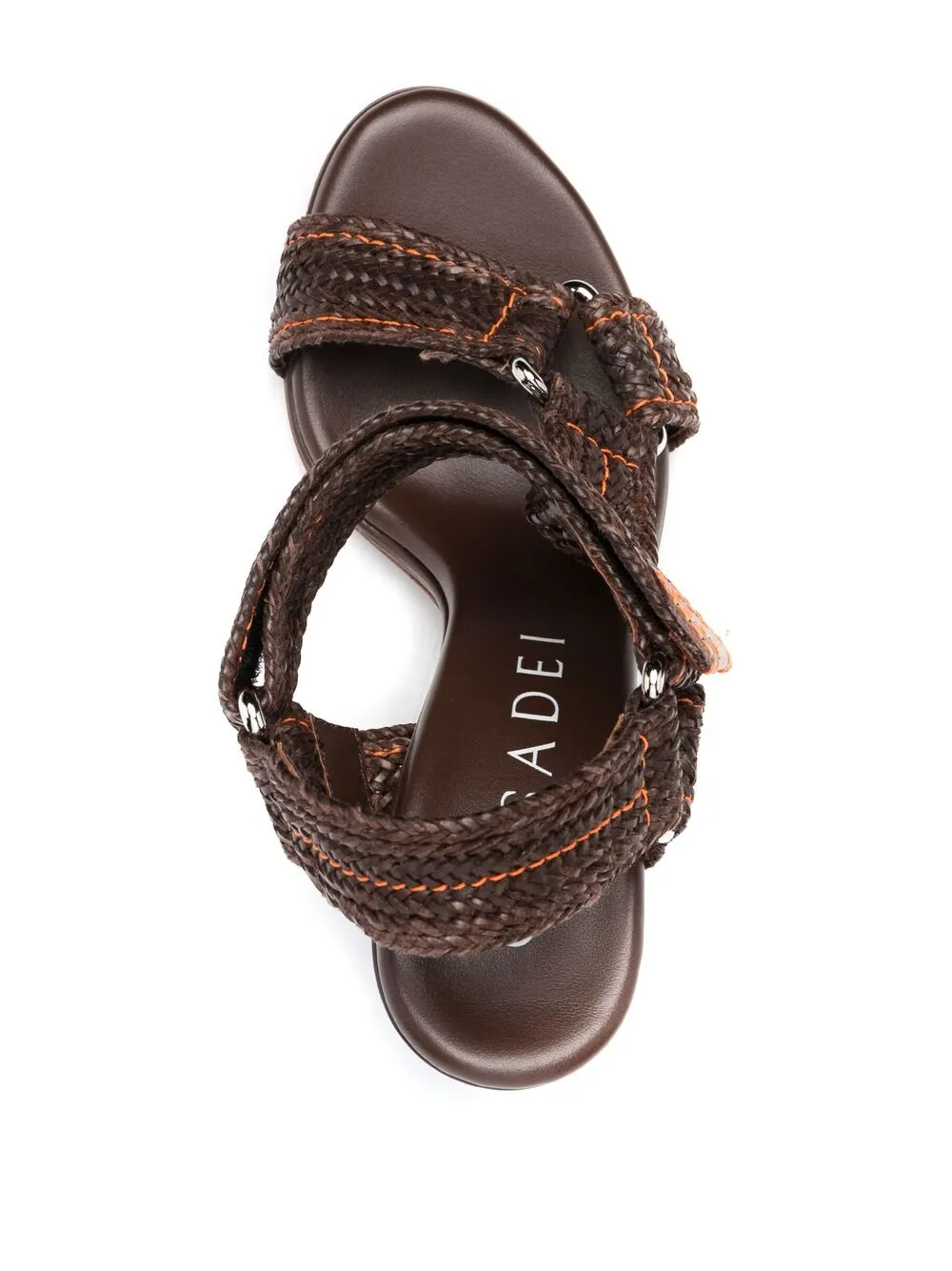 фото Casadei босоножки на блочном каблуке