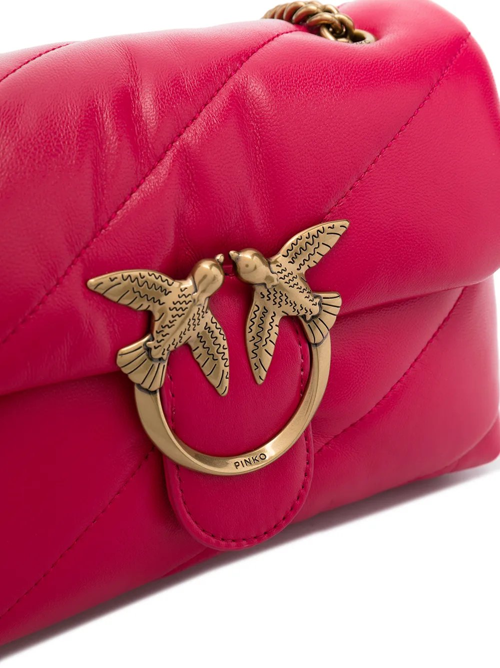 фото Pinko стеганая сумка на плечо love