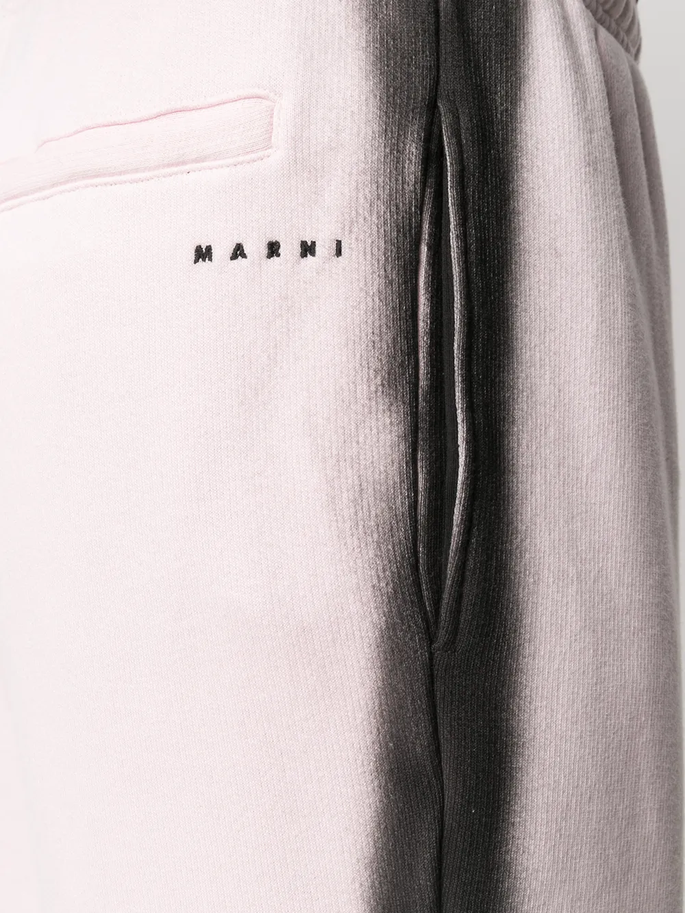 фото Marni зауженные спортивные брюки с выбеленным эффектом