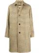 Image 1 of Marni check-pattern single-breasted wool coat