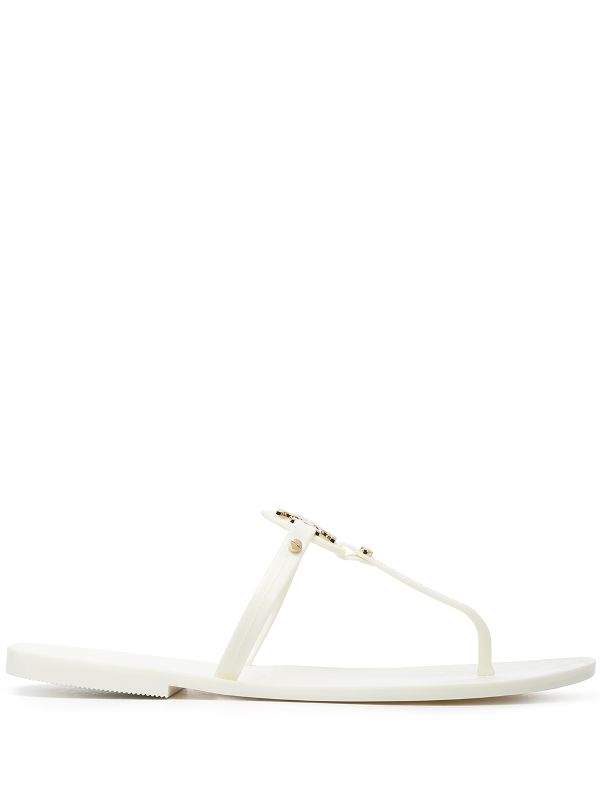 white tory burch sandals