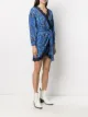 Pinko floral wrap mini dress