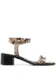 Image 1 of Zadig&Voltaire Ever snakeskin-detail sandals