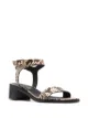 Image 2 of Zadig&Voltaire Ever snakeskin-detail sandals