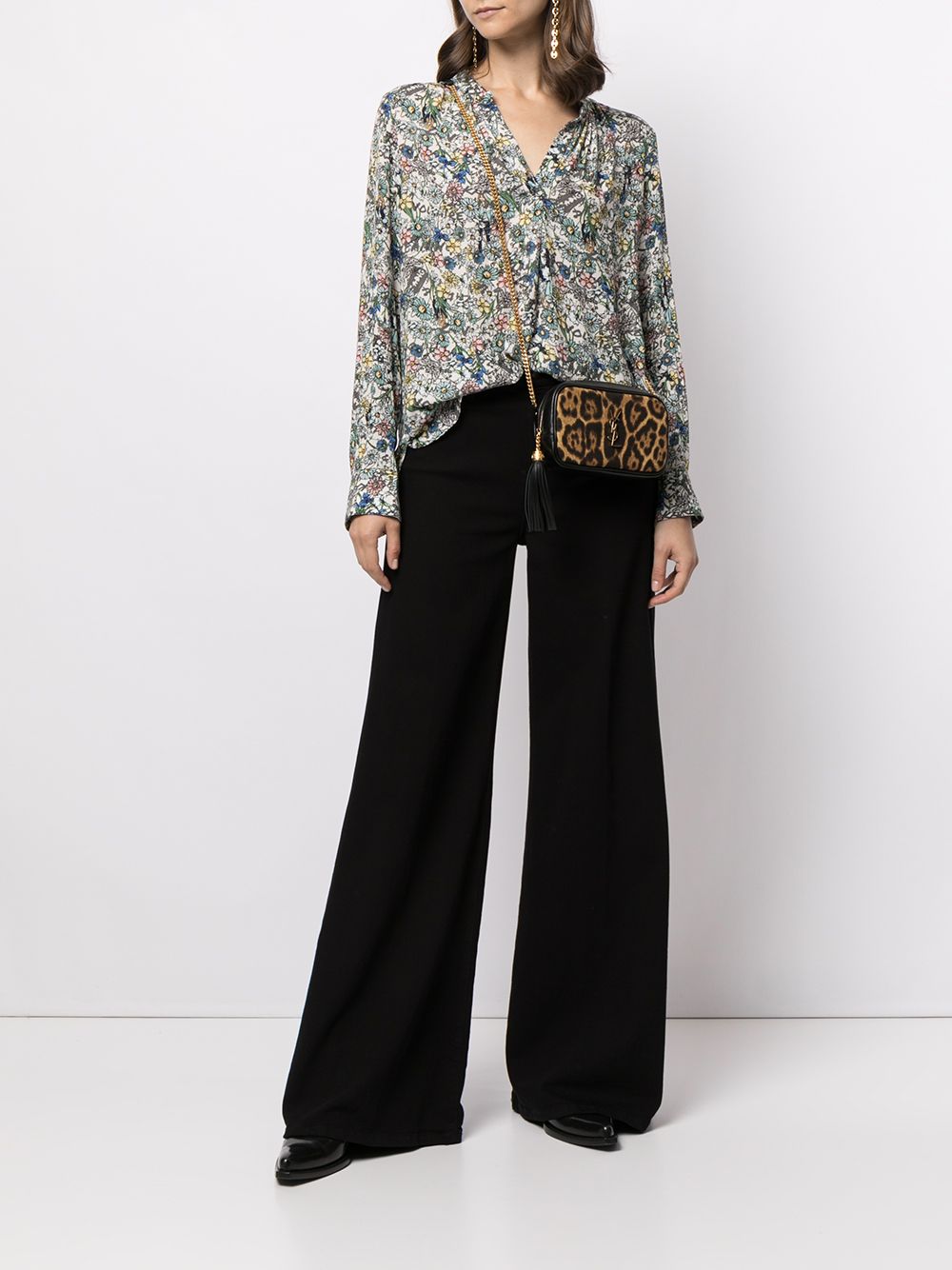 Zadig&Voltaire Tink Crinkled flower-print Shirt - Farfetch