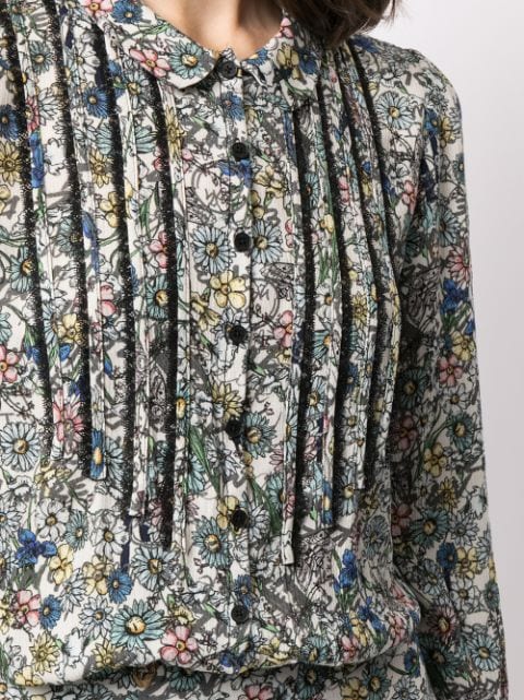 Zadig&Voltaire Raspail Crinkled flower-print Dress - Farfetch