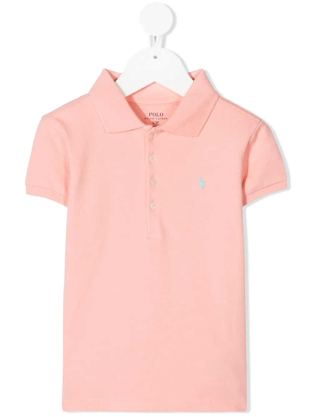 

Ralph Lauren Kids playera tipo polo con logo bordado - Rosado